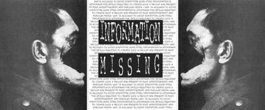 Information Missing by Pier Marton (detail)